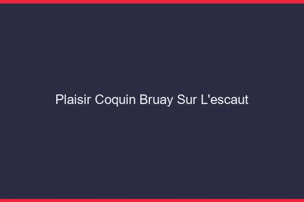 Plaisir Coquin Bruay-sur-l'Escaut
