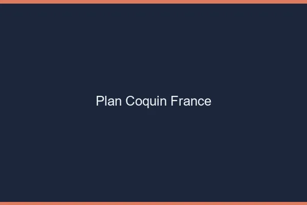 Plan coquin France