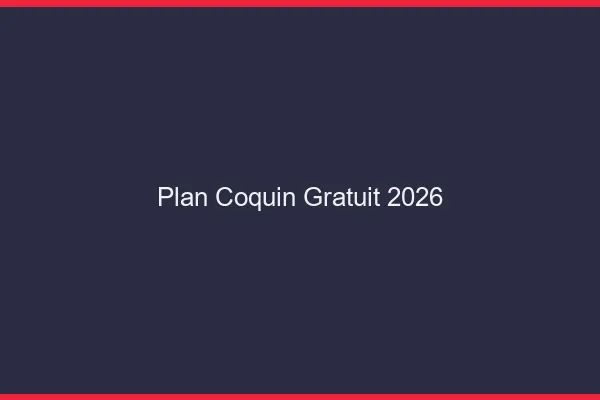 Plan coquin gratuit 2026