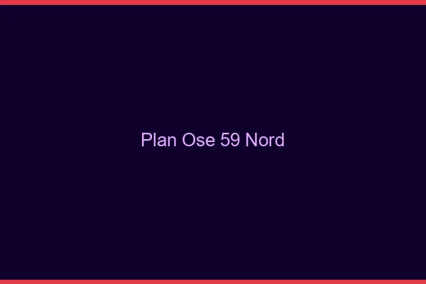 Plan Osé 59 nord