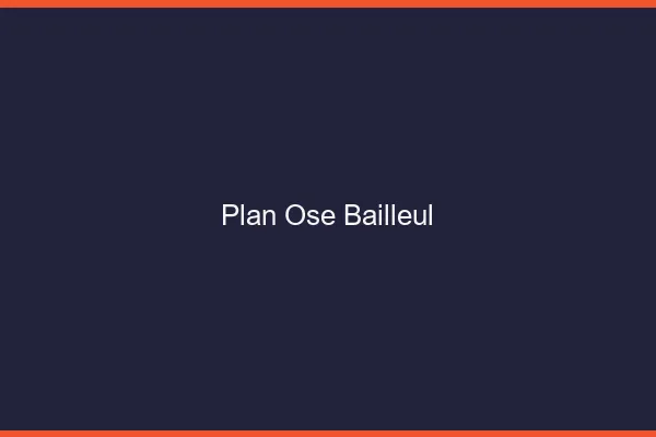 Plan Osé Bailleul