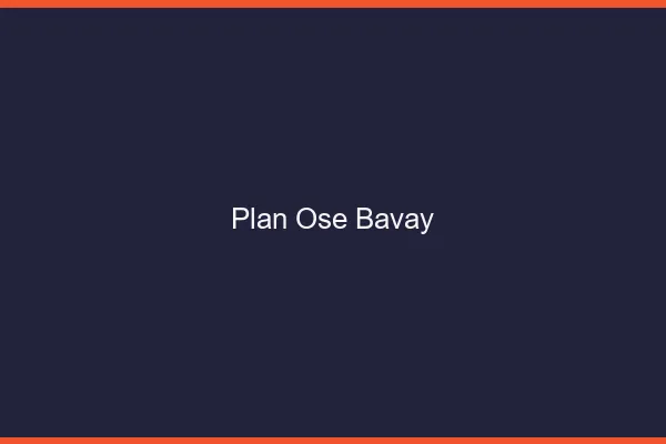Plan Osé Bavay