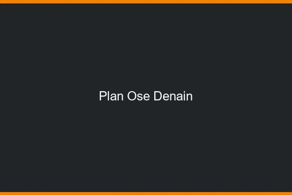 Plan Osé Denain
