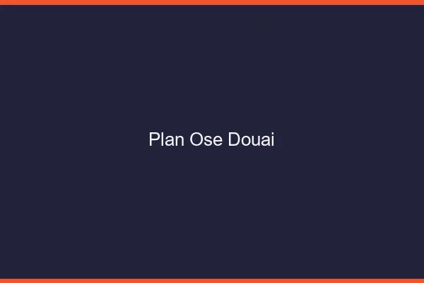 Plan Osé Douai