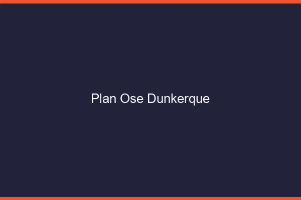 Plan Osé Dunkerque