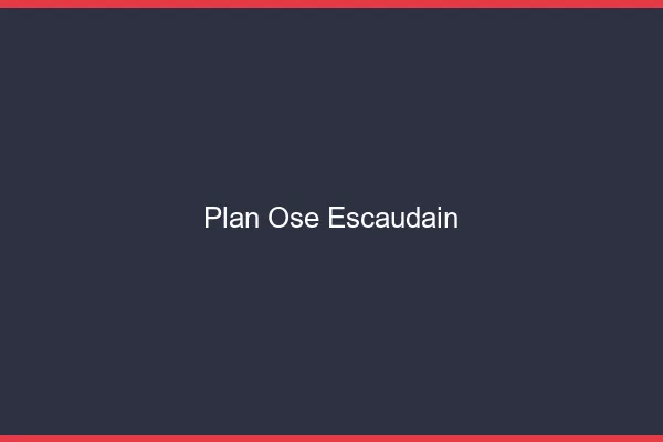 Plan Osé Escaudain
