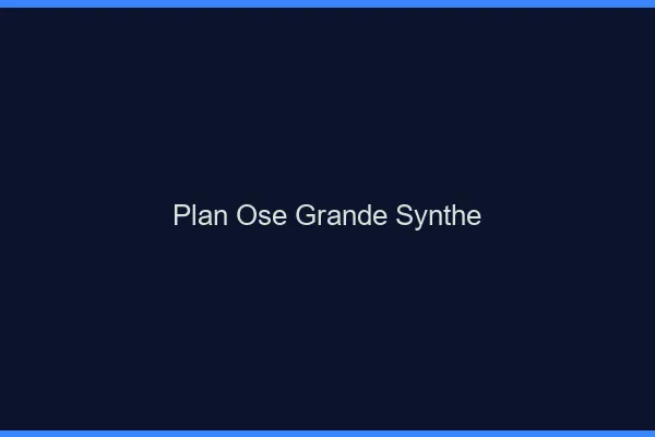 Plan Osé Grande-Synthe