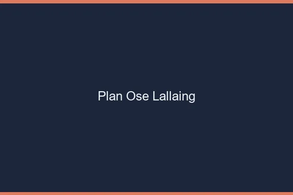 Plan Osé Lallaing