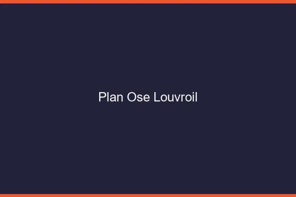 Plan Osé Louvroil
