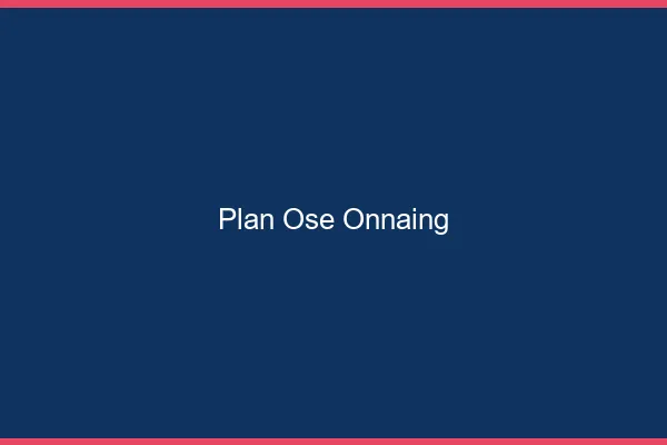 Plan Osé Onnaing