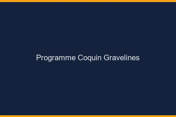 Programme Coquin Gravelines