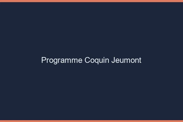 Programme Coquin Jeumont
