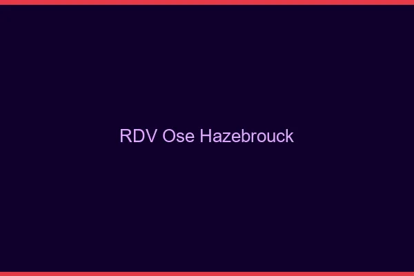 RDV Osé Hazebrouck