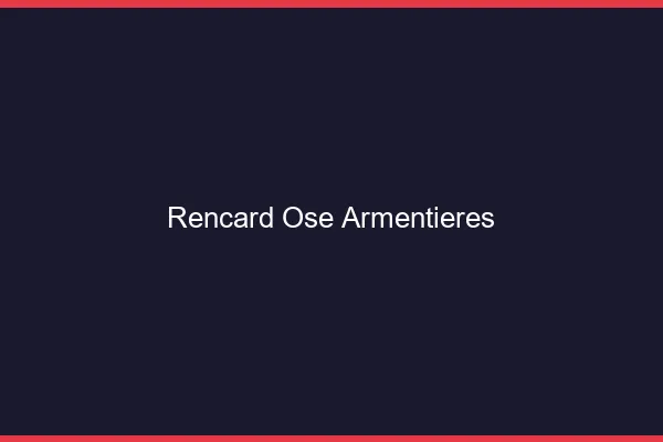 Rencard Osé Armentières