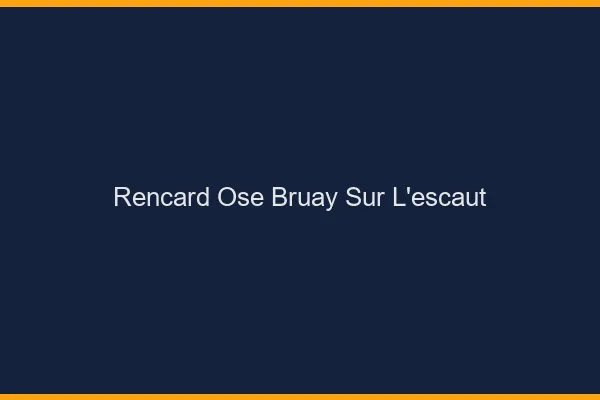 Rencard Osé Bruay-sur-l'Escaut