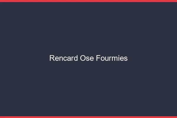 Rencard Osé Fourmies