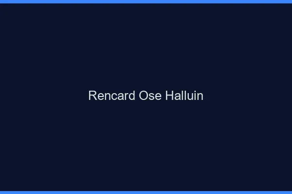 Rencard Osé Halluin