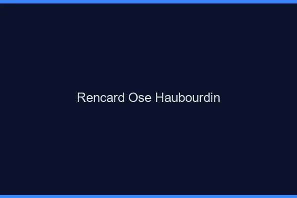Rencard Osé Haubourdin