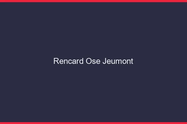 Rencard Osé Jeumont
