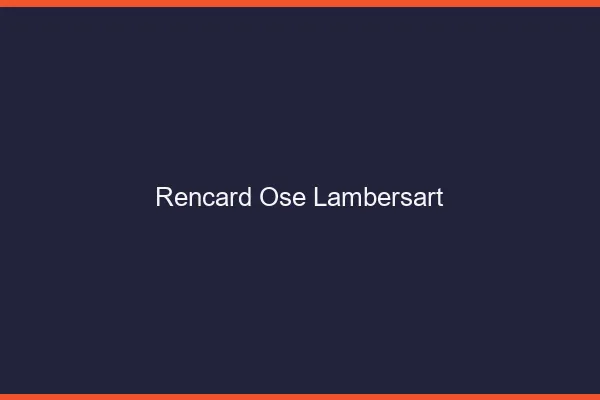Rencard Osé Lambersart