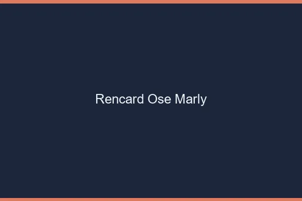 Rencard Osé Marly