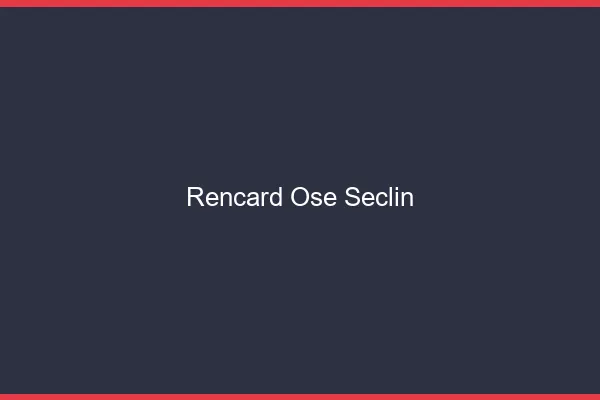 Rencard Osé Seclin