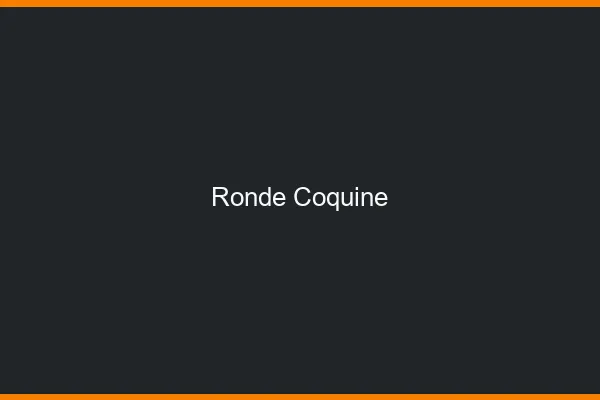 Ronde coquine