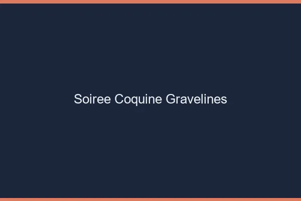 Soirée Coquine Gravelines