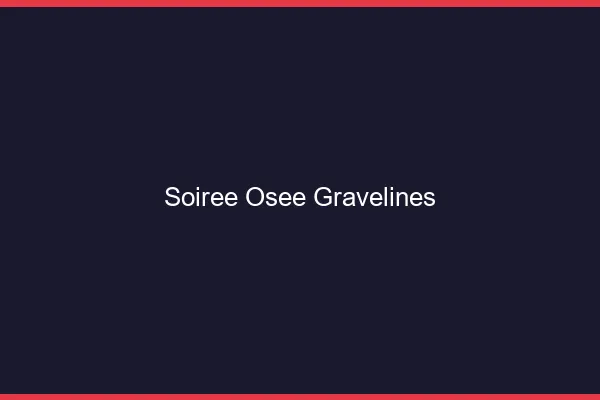 Soirée Osée Gravelines