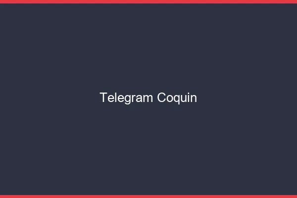 Telegram coquin