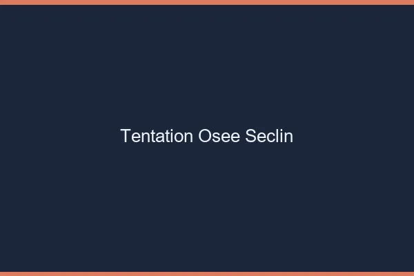 Tentation Osée Seclin